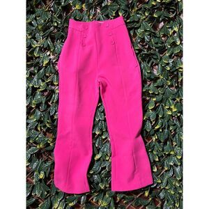 ELLIAT High Rise Preppy Business Casual Pink Cropped Trousers Size Small